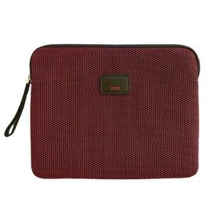 ⭐️Tumi⭐️Tablet Sleeve iPad Case Electronics Black Red Bag Purse sz 10.5" x 8.5"